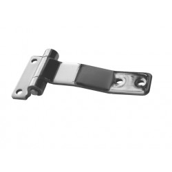 Articulație inox cu cot pentru ușă laterală/oblon de 145 mm