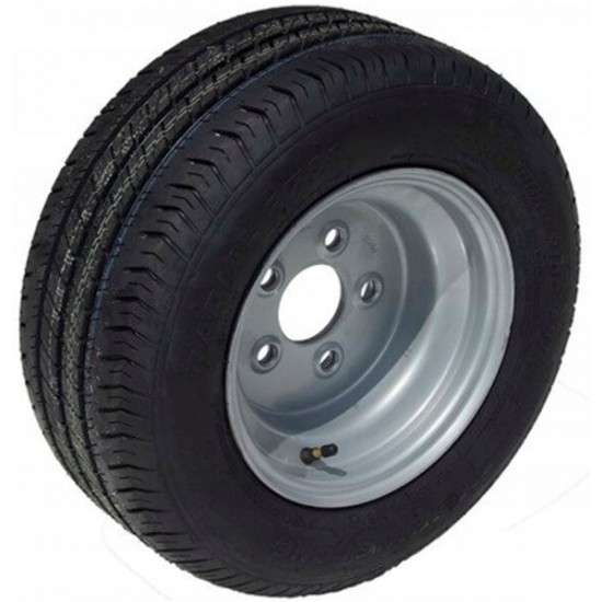 Roată de schimb remorcă 195/55 R10C - Jantă argintie