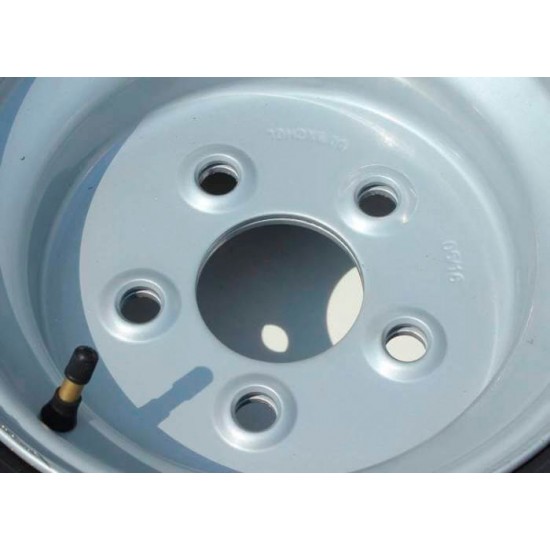 Roată de schimb remorcă 195/55 R10C - Jantă argintie