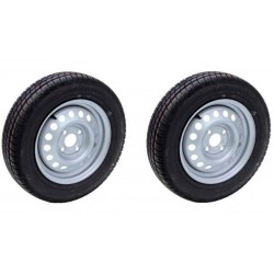 Set 2 X Roată de schimb remorcă 155/70 R13 4X100 75N ET: 30