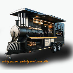 JAPETO BBQ Trailer – Custom Edition · Smoker by David Custom Grills