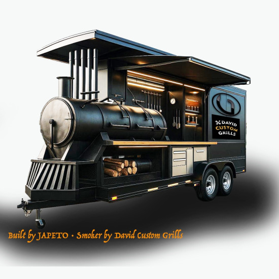 JAPETO BBQ Trailer – Custom Edition · Smoker by David Custom Grills
